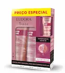 Kit Siàge Eudora Nutri Rosé Shampoo 250ml + Condicionador 125ml + Leave-in 30ml