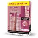 Kit Siàge Eudora Nutri Rosé Shampoo 250ml + Condicionador 125ml + Leave-in 30ml