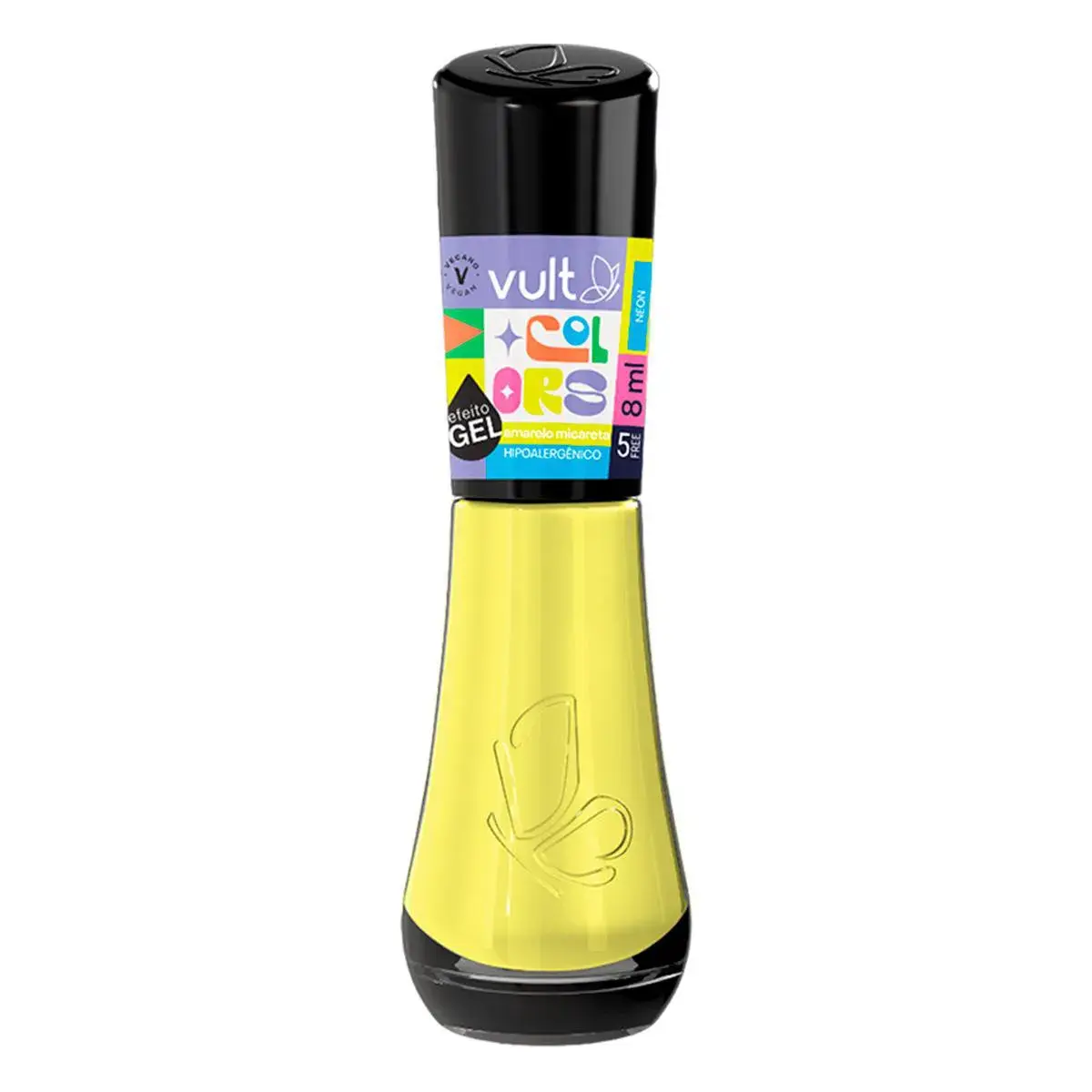 Esmalte Vult Colors 5Free Amarelo Picareta 8ml