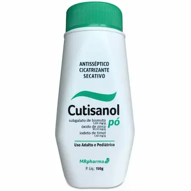 CUTISANOL Pó ANTISSéPTICO CICATRIZANTE SECATIVO 150GR