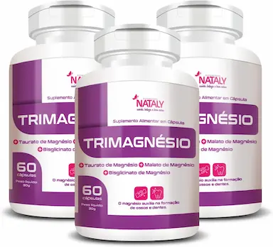 3 TRIMAGNéSIO PREMIUM TAURATO, MALATO E QUELATO 60 CAP 500MG