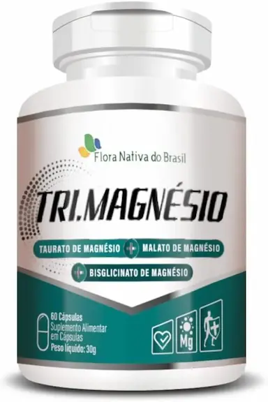 TRIMAGNéSIO (TAURATO, MALATO E BISGLICINATO) 60 CáPS FNB