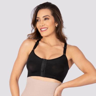 SUTIã NADADOR BOJO MOLDADO EM LYCRA® POWER ALTA COMPRESSãO M Preta