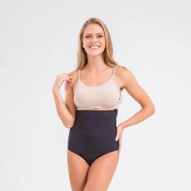 CINTA ESBELT CALçA ALTA EM LYCRA® POWER COM ALçAS REMOVíVEIS M Preta