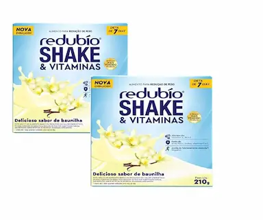 KIT 2 SHAKE REDUBIO & VITAMINAS DIETA SABOR BAUNILHA - CIMED