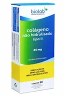 Colágeno Não Hidrolisado Tipo Ii Biolab 30Caps