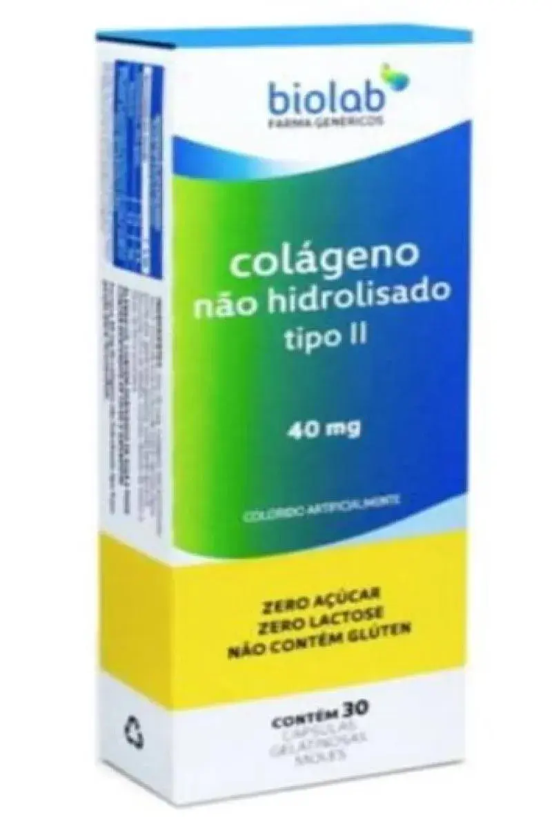 Colágeno Não Hidrolisado Tipo Ii Biolab 30Caps