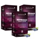 KIT 3 RESVERAMAX ANTIOXIDANTE MINERAIS VITAMINAS PURAVIDA Sem Sabor