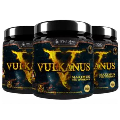 KIT 3UNI VULKANUS MAXIMUS PRé WORKIUT 300G - IND LABS